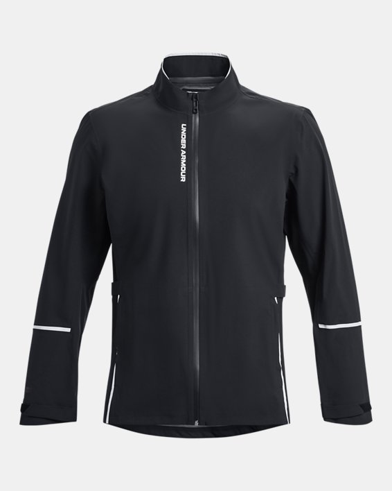 Men's UA Stormproof Cloudstrike Stretch Golf Jacket, Black, pdpMainDesktop image number 5